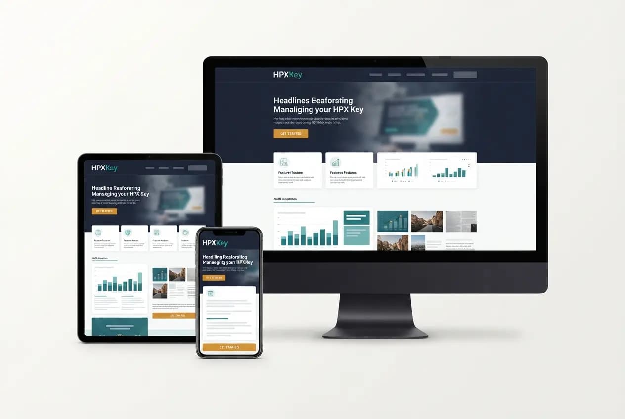 Website hiển thị responsive trên máy tính, máy tính bảng và điện thoại